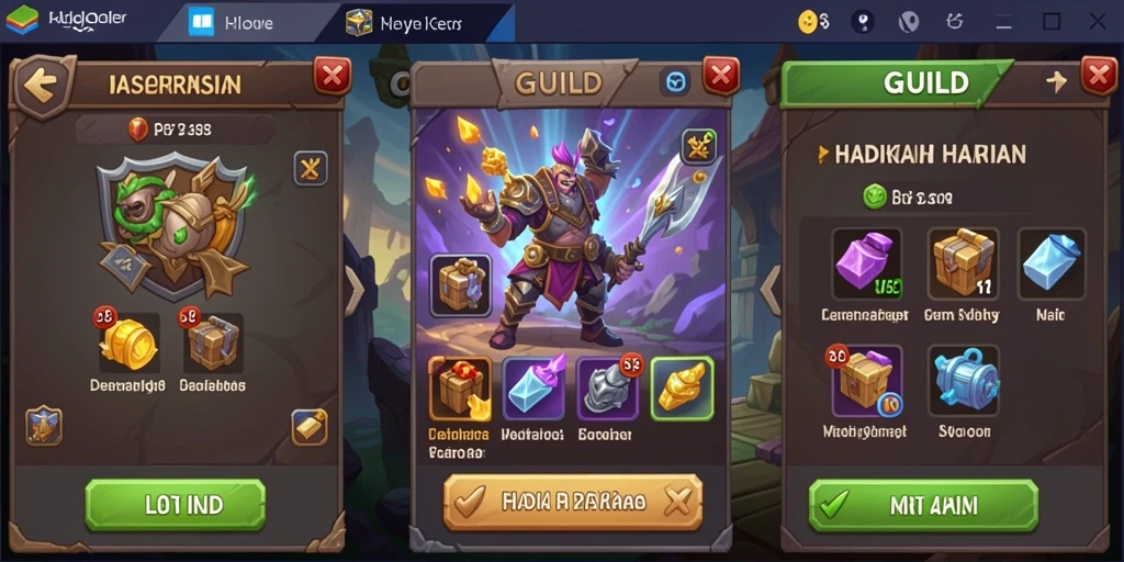 Screenshot memperlihatkan fitur kustomisasi karakter yang menarik.