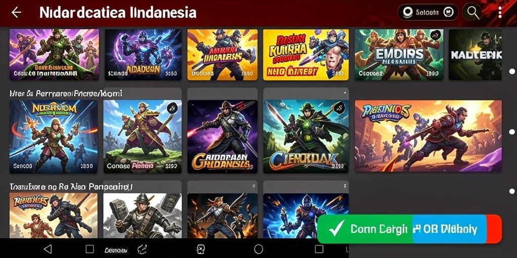 Momen pertempuran seru dengan grafis yang menakjubkan.