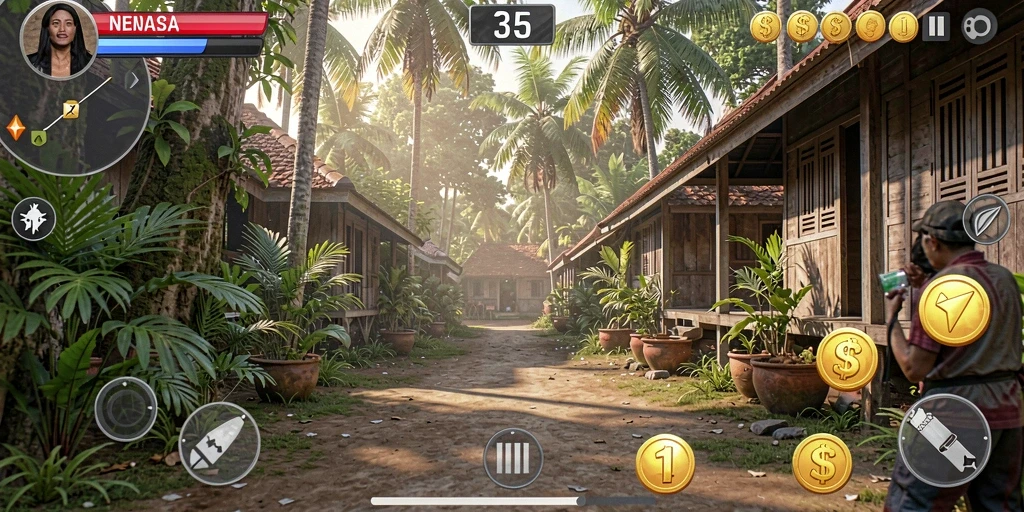 Fitur multiplayer yang memungkinkan bermain bersama teman.